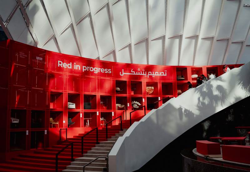 Living Divani @ Red in progress.Salone del Mobile.Milano meets Riyadh