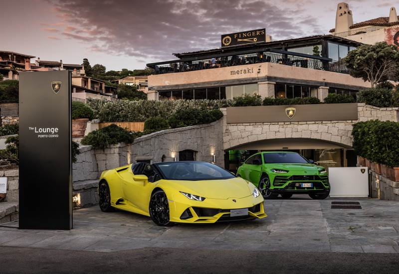 Living Divani @ Lamborghini Lounge Porto Cervo